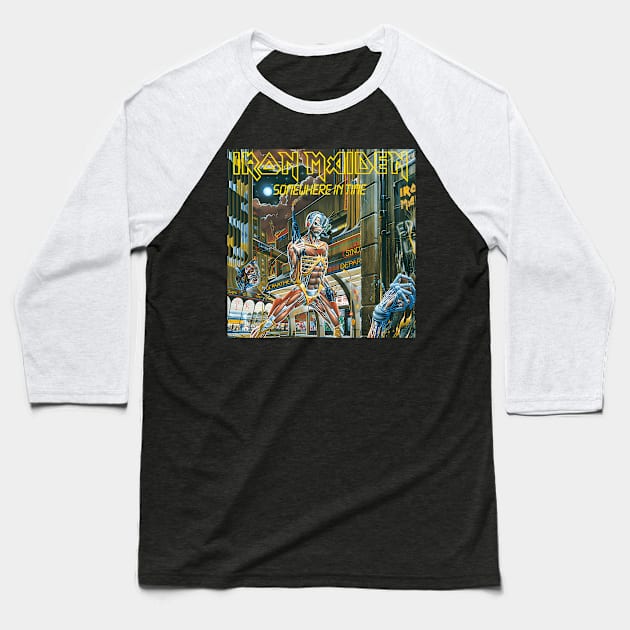Iron Maiden Baseball T-Shirt by keng-dela